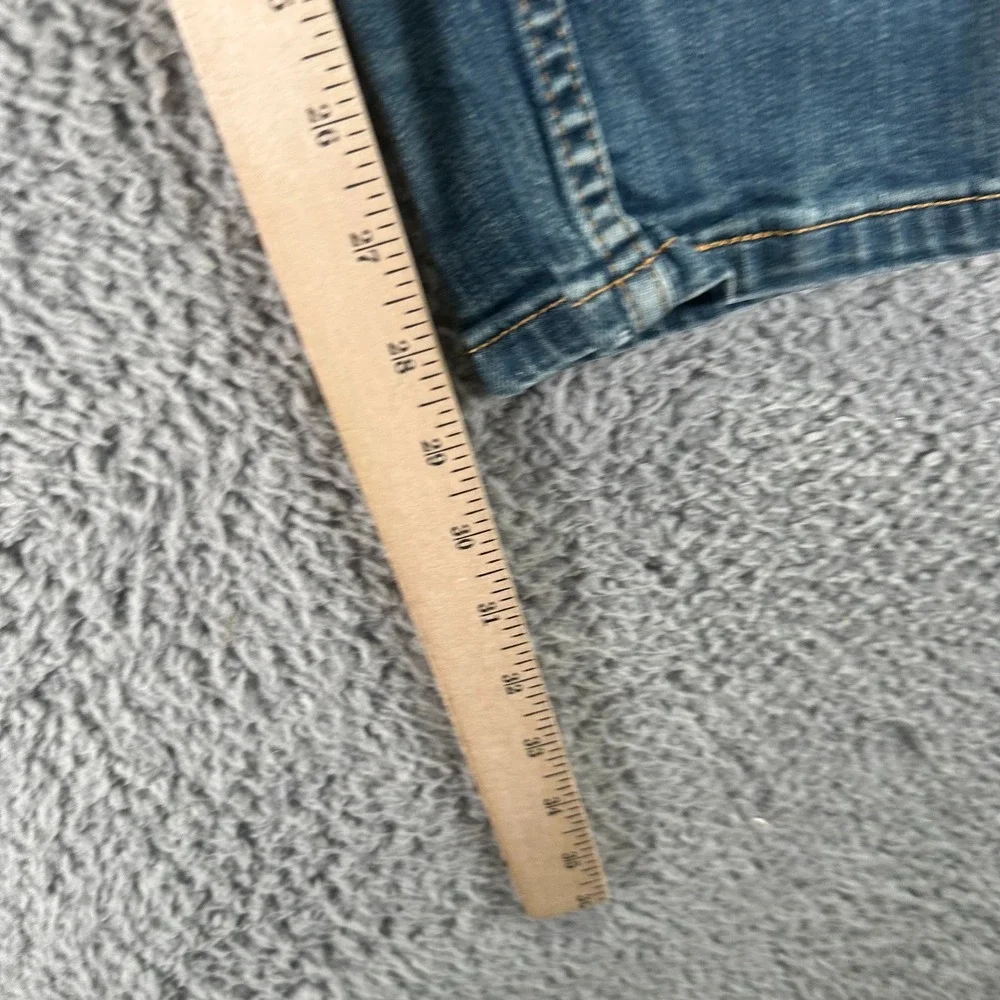 Levi's 502 Jeans Men 30x32 Blue Cotton Denim Straight Leg Workwear Faded Stretch